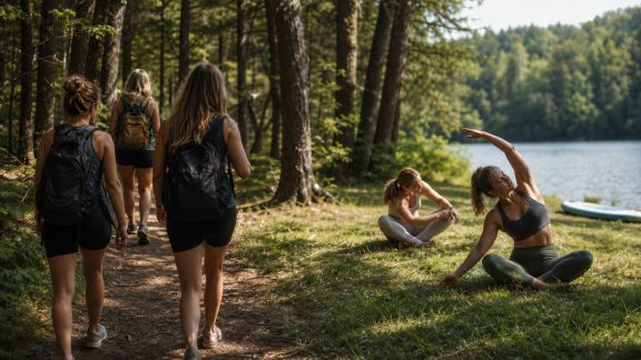 Randonnée, yoga, paddle : combiner nature et détente pour l’EVJF