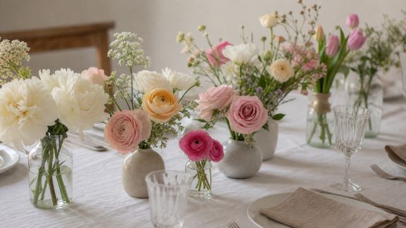 Quelles fleurs choisir pour composer ses centres de table ?
